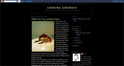 Desktop Screenshot of cookingsideways.blogspot.com