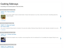 Tablet Screenshot of cookingsideways.blogspot.com