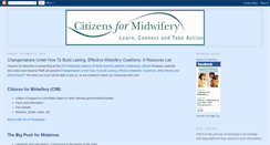 Desktop Screenshot of cfmidwifery.blogspot.com