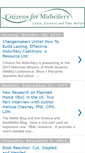 Mobile Screenshot of cfmidwifery.blogspot.com