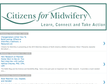 Tablet Screenshot of cfmidwifery.blogspot.com