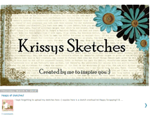 Tablet Screenshot of krissyssketches.blogspot.com