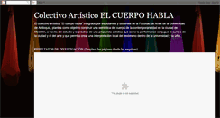 Desktop Screenshot of cuerpohabla.blogspot.com