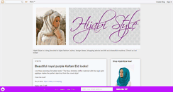 Desktop Screenshot of hijabistyle.blogspot.com