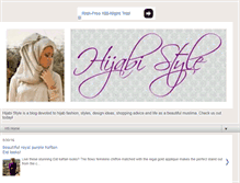 Tablet Screenshot of hijabistyle.blogspot.com