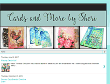 Tablet Screenshot of cardsandmorebysheri.blogspot.com