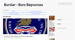 Desktop Screenshot of bursbasvurular.blogspot.com