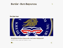Tablet Screenshot of bursbasvurular.blogspot.com