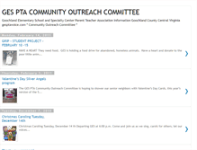 Tablet Screenshot of ges-sc-pta-communityoutreach.blogspot.com