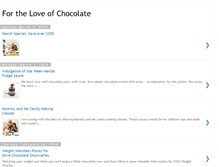 Tablet Screenshot of 4theloveofchocolate.blogspot.com