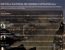 Tablet Screenshot of escuelasdelideres2011.blogspot.com