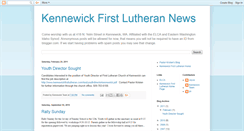 Desktop Screenshot of kennewickfirstlutheran.blogspot.com