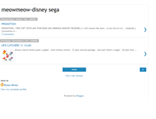 Tablet Screenshot of meowmeow-disneysega.blogspot.com