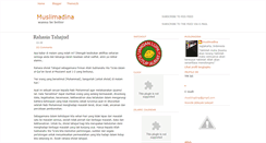 Desktop Screenshot of muslimadina.blogspot.com