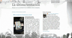 Desktop Screenshot of laultima-tentacion.blogspot.com
