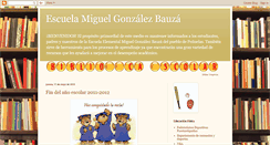 Desktop Screenshot of bibliotecaescolarmgb.blogspot.com