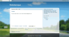 Desktop Screenshot of bobobaroque.blogspot.com