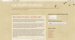 Desktop Screenshot of cathealthproblems.blogspot.com