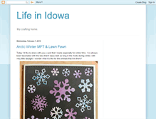 Tablet Screenshot of lifeinidowa.blogspot.com