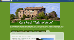 Desktop Screenshot of casaturismoverde.blogspot.com