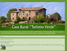 Tablet Screenshot of casaturismoverde.blogspot.com