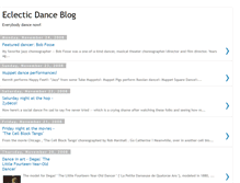 Tablet Screenshot of eclecticdance.blogspot.com