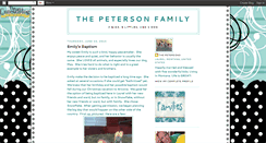 Desktop Screenshot of dvpetersonfamily.blogspot.com