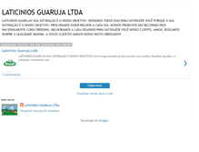 Tablet Screenshot of laticiniosguaruja.blogspot.com