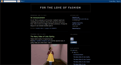 Desktop Screenshot of fortheloveoffashion-sl.blogspot.com