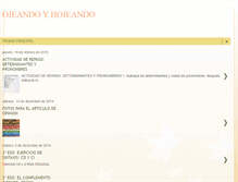 Tablet Screenshot of ojeandoyhojeando.blogspot.com