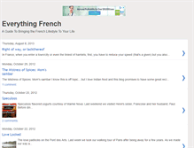 Tablet Screenshot of everything-french.blogspot.com