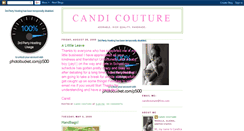 Desktop Screenshot of candicouture1.blogspot.com