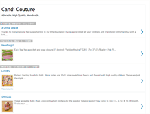 Tablet Screenshot of candicouture1.blogspot.com