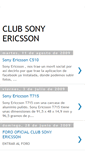 Mobile Screenshot of clubsonyericsson2008.blogspot.com