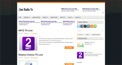 Desktop Screenshot of live-radiotv.blogspot.com
