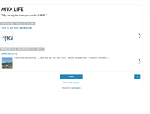 Tablet Screenshot of mikklife.blogspot.com