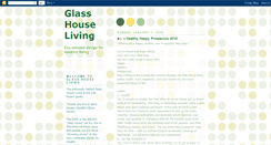 Desktop Screenshot of glasshouseliving.blogspot.com