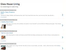 Tablet Screenshot of glasshouseliving.blogspot.com
