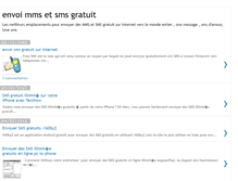Tablet Screenshot of envoi-sms-gratuit.blogspot.com