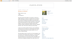 Desktop Screenshot of cloud-juice.blogspot.com