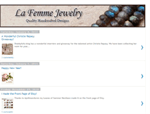 Tablet Screenshot of lafemmejewelry.blogspot.com