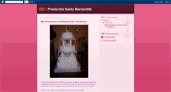 Desktop Screenshot of productosantabernardita.blogspot.com