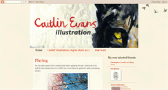 Desktop Screenshot of caitlinevans-illustration.blogspot.com