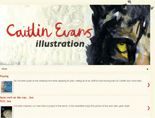 Tablet Screenshot of caitlinevans-illustration.blogspot.com