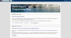 Desktop Screenshot of eisoncode.blogspot.com