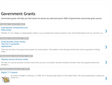 Tablet Screenshot of government-grant-search.blogspot.com
