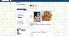 Desktop Screenshot of mrcp-resources.blogspot.com