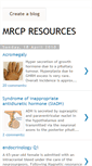 Mobile Screenshot of mrcp-resources.blogspot.com