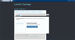 Desktop Screenshot of londoncarnage.blogspot.com