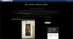 Desktop Screenshot of mrsportsfreakstore.blogspot.com